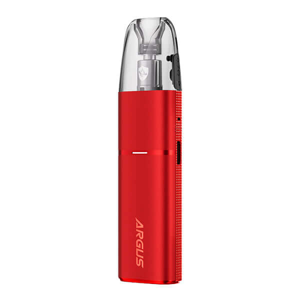 Voopoo Argus G3 Mini Pod Kit in red, compact and portable vape device for intense vaping.